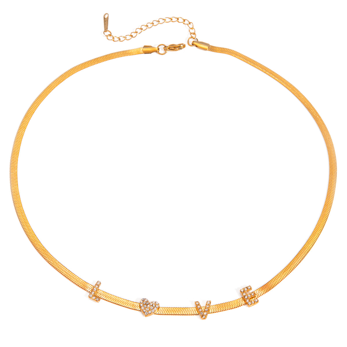 LOVE Serpentine Necklace