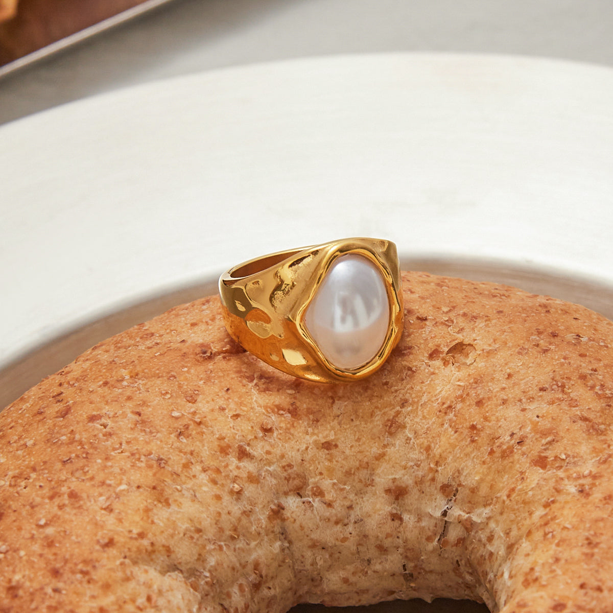 Halo Pearl Ring