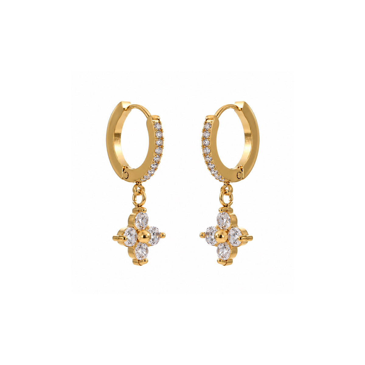 Flower Drop Earrings