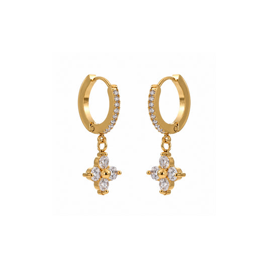 Flower Drop Earrings