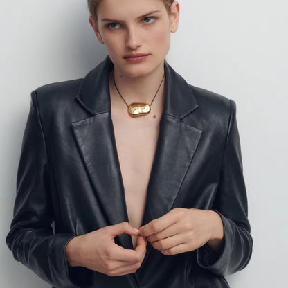 Cord Pendant Necklace