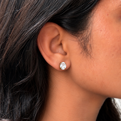 Thea Oval Studs