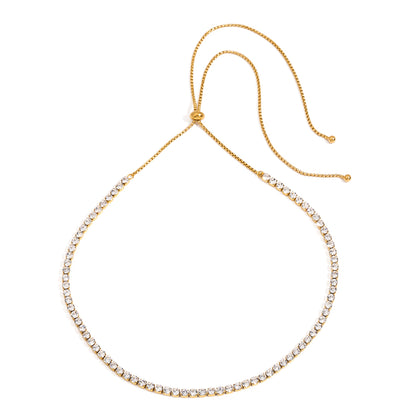Eterna Adjustable Tennis Necklace