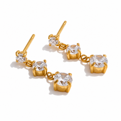 Trio Drop Earrings