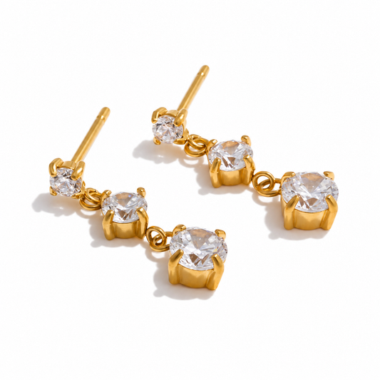 Trio Drop Earrings