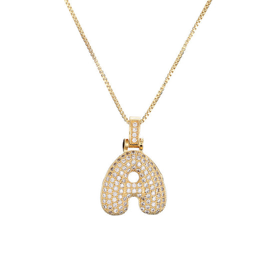 Pavé Initial Necklace