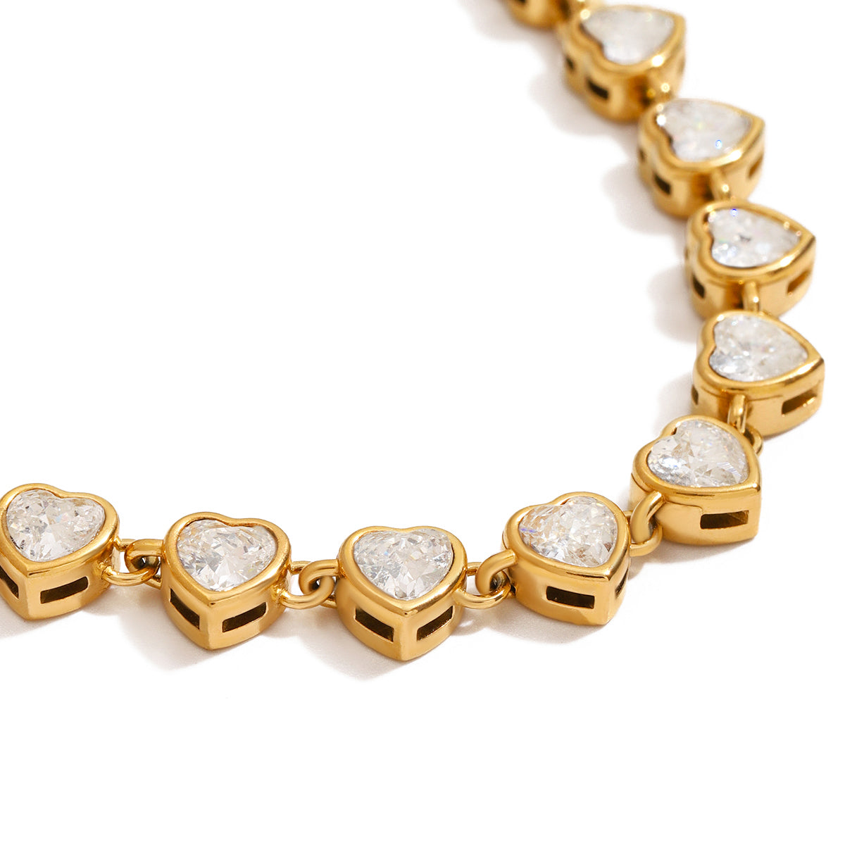 Eterna Heart Tennis Bracelet