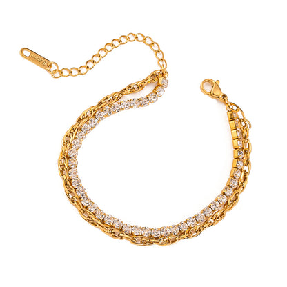 Eterna Duo Tennis Bracelet