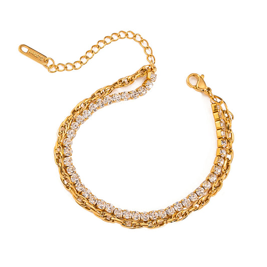 Eterna Duo Tennis Bracelet