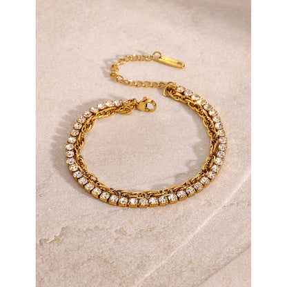 Eterna Duo Tennis Bracelet