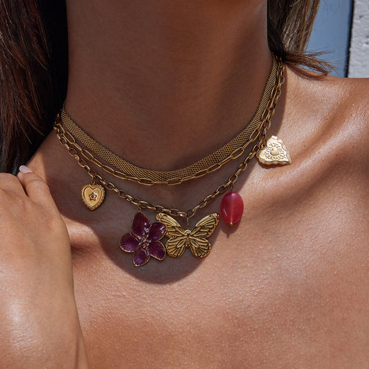 Aurora Charm Necklace