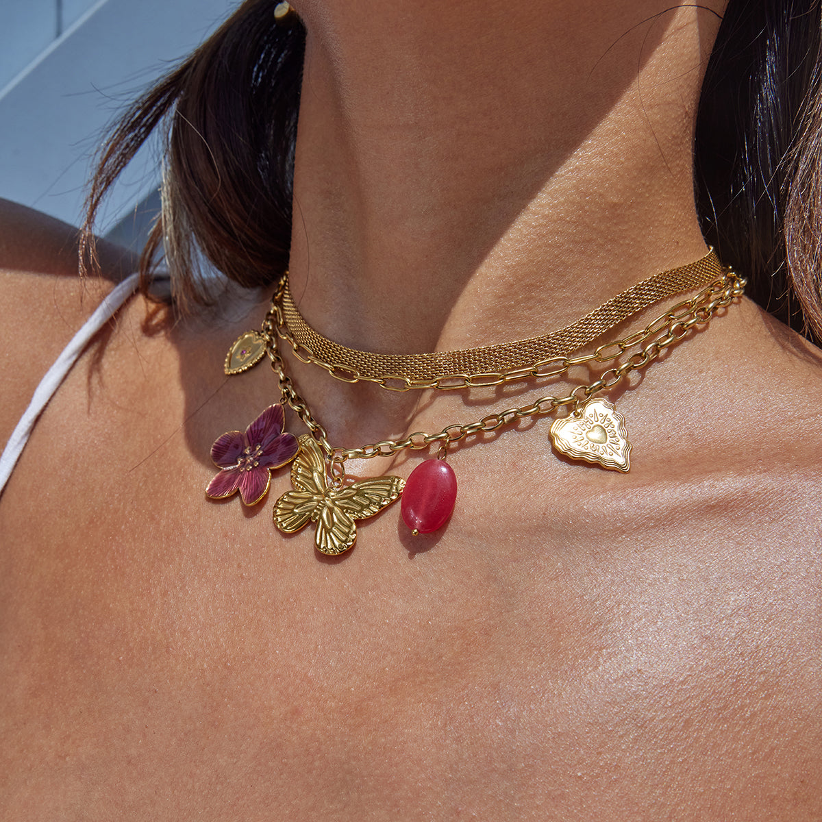 Aurora Charm Necklace