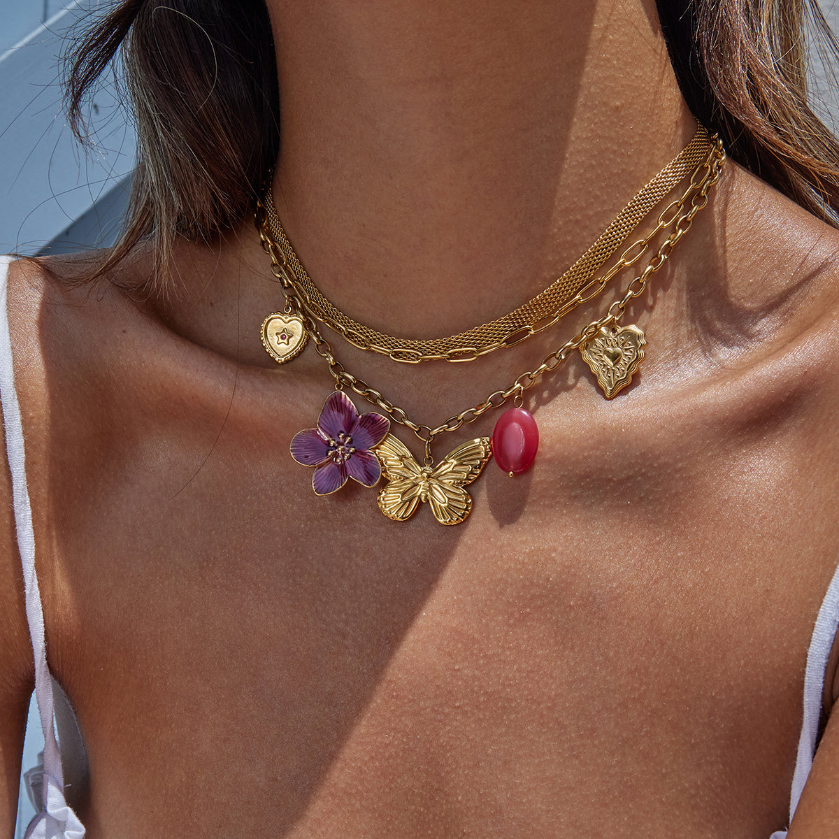 Aurora Charm Necklace