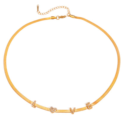 LOVE Serpentine Necklace