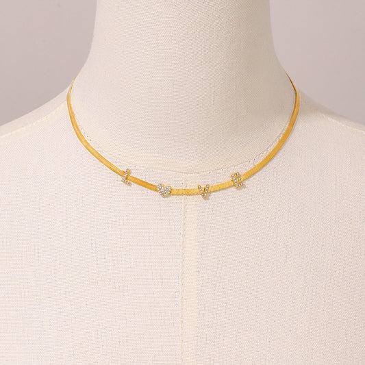 LOVE Serpentine Necklace