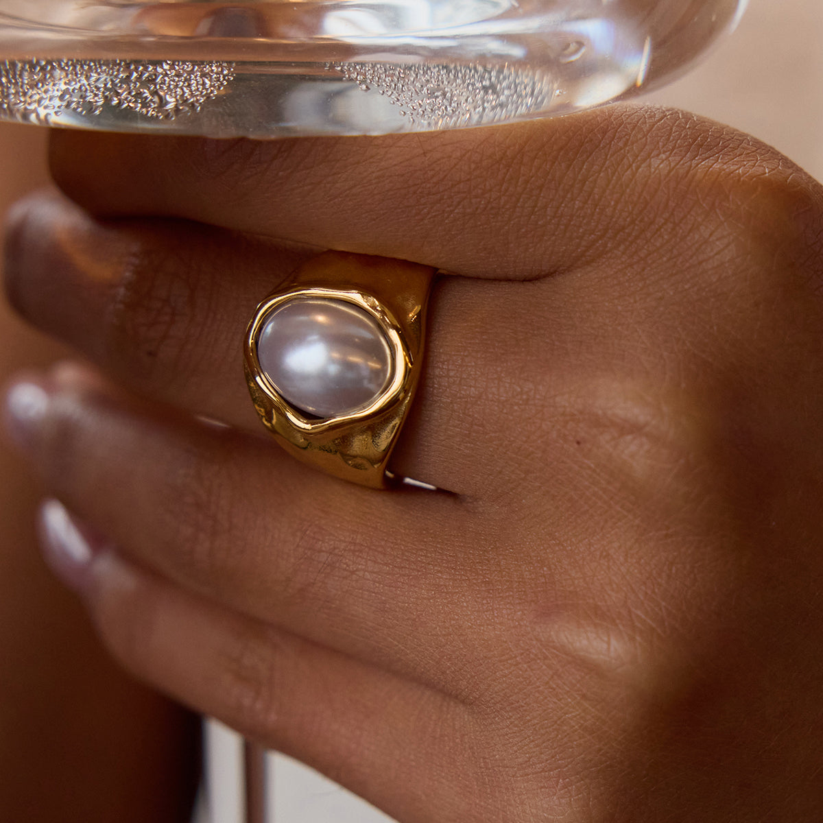 Halo Pearl Ring