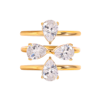 Fleur Ring (Set of 3)